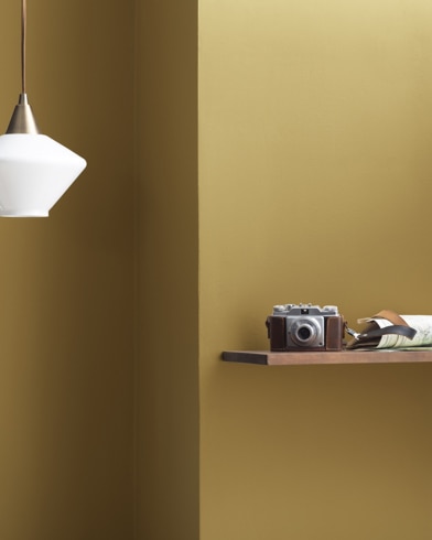 Painted walls with Grecian Gold 224