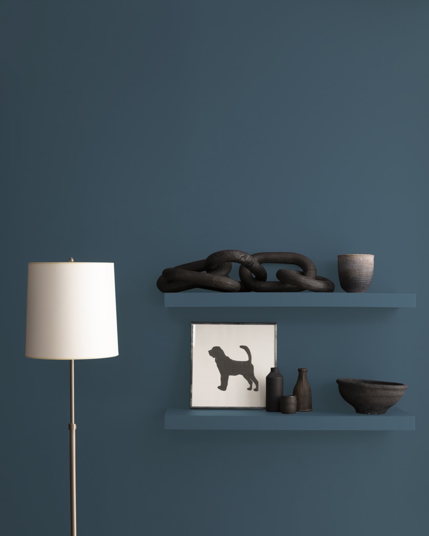 Benjamin moore midnight deals blue