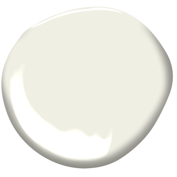 Benjamin Moore OC-125 Moonlight White paint swatch