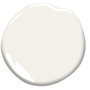 Benjamin Moore PM-13 Atrium White paint swatch