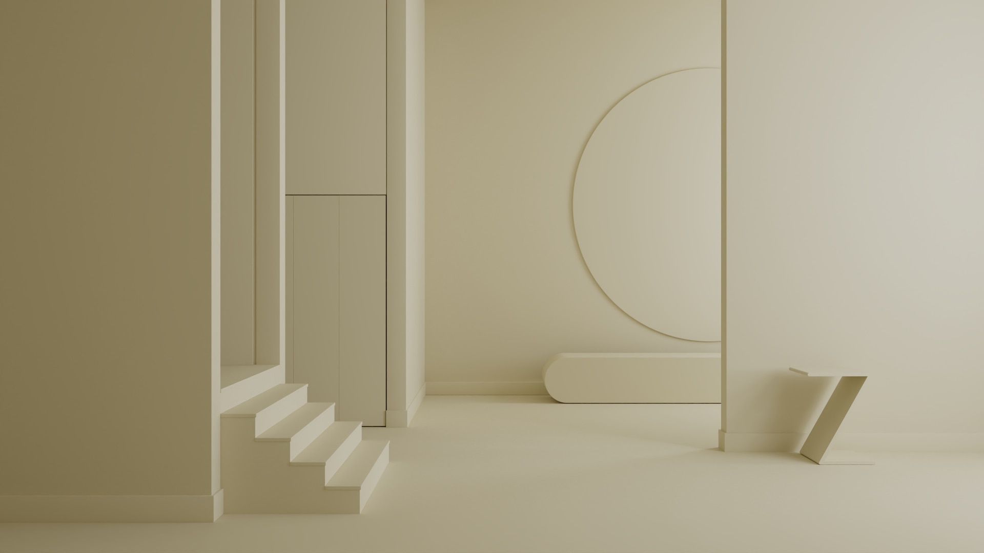 Vellum 207 in ambient light — Benjamin Moore lighting study